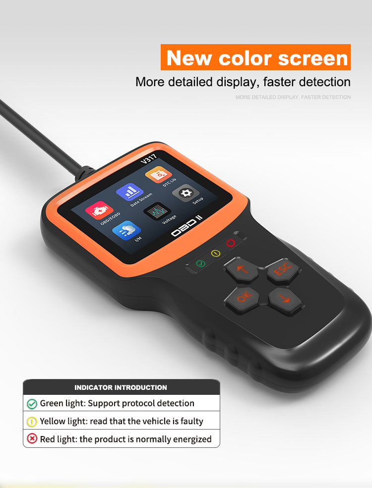 V317 OBD II Diagnostic Scanner
