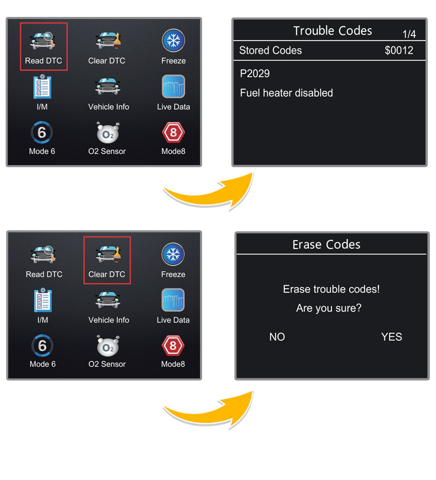 V519 OBD II Diagnostic Scanner