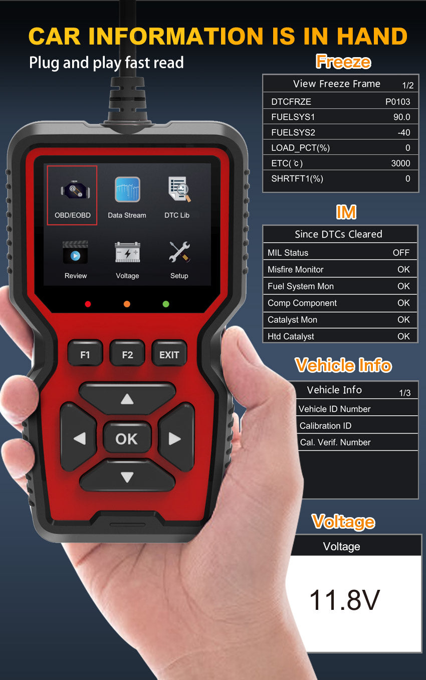 V519 OBD II Diagnostic Scanner
