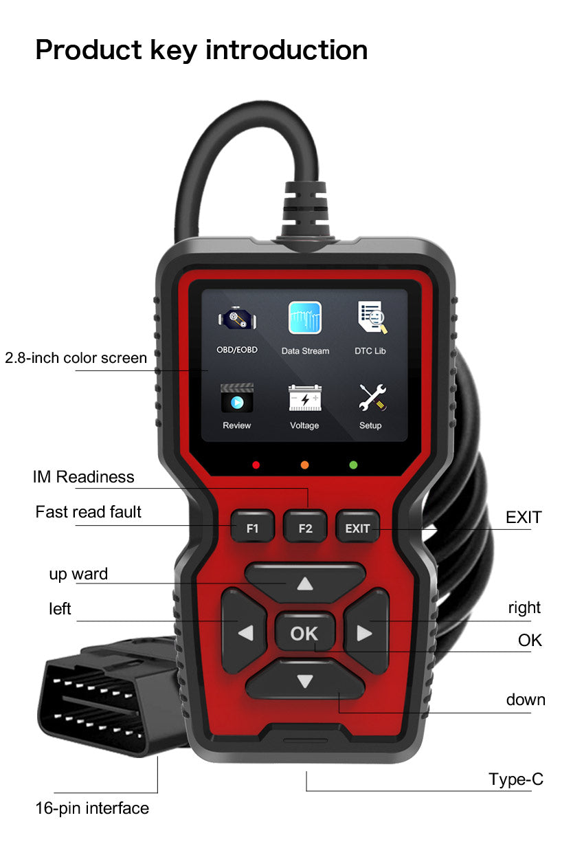 V519 OBD II Diagnostic Scanner
