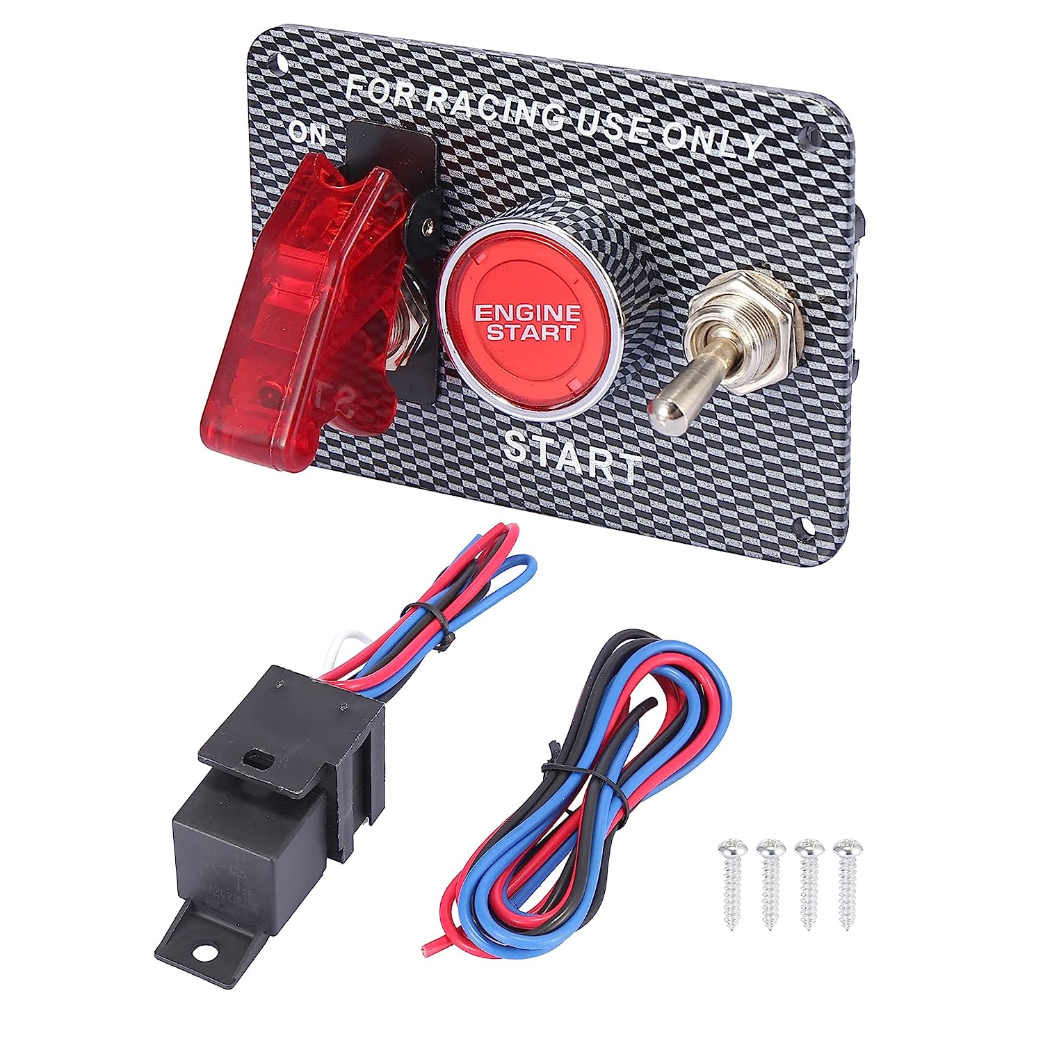3 in 1 Arming Switch Racing Panel with Engine Start/Stop Button