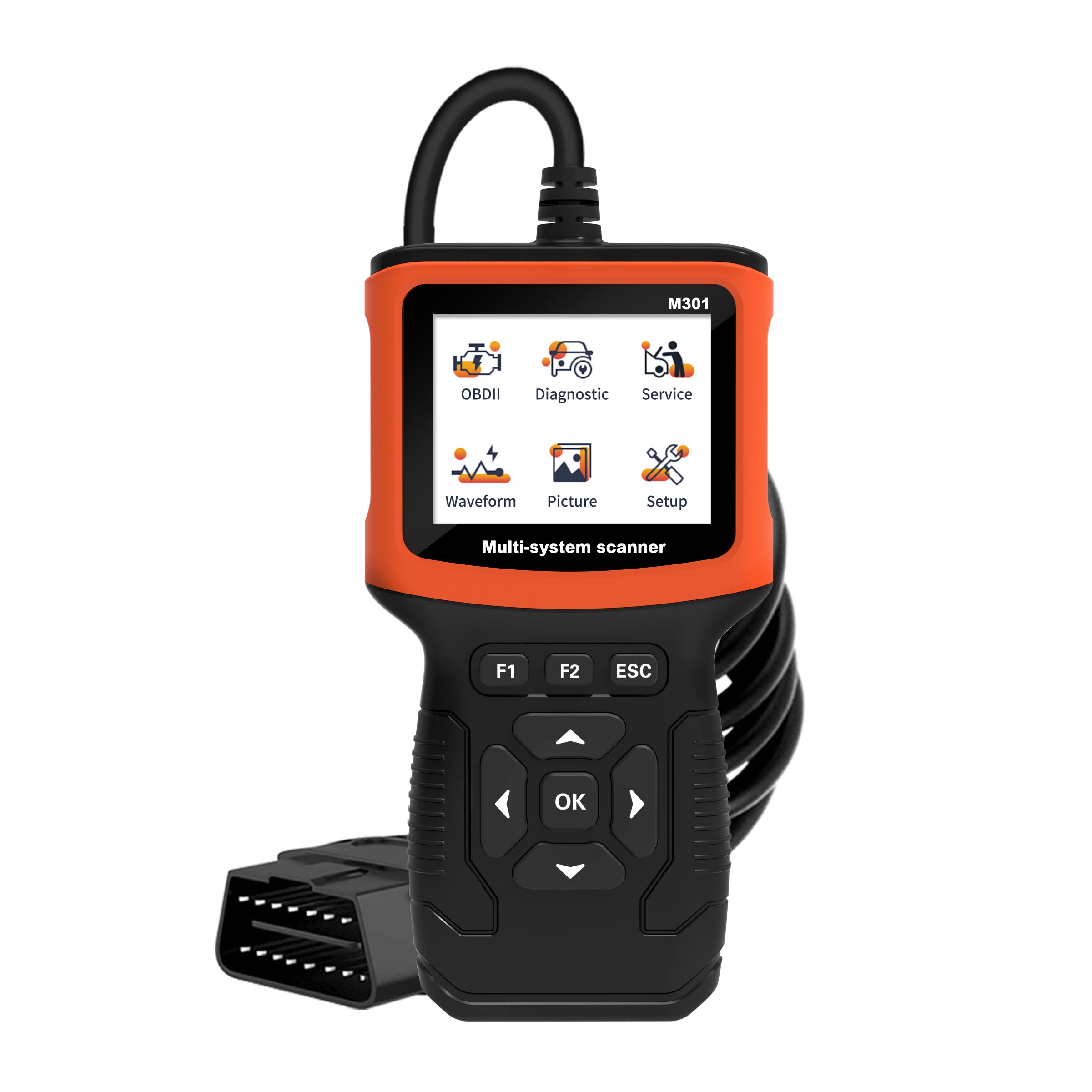Advanced Engine, Airbag, ABS OBD II Diagnostic Scanner