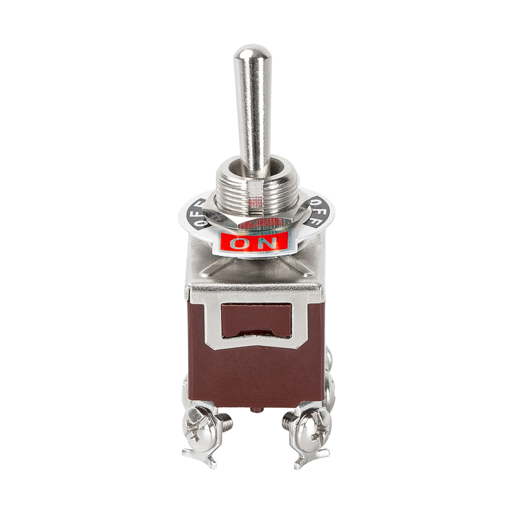 3 Way ON-OFF-ON Toggle Switch, 15A/250V AC, 6-PIN, 3-Position for Automotive / Industrial use