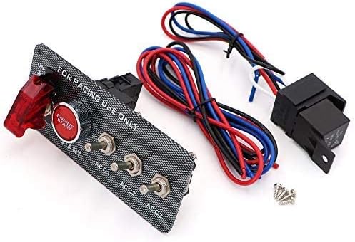 5 in 1 Arming Switch Racing Panel with Engine Start/Stop Button