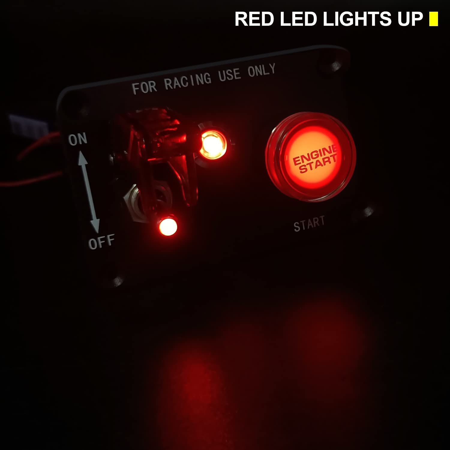 3 in 1 Arming Switch Racing Panel with Engine Start/Stop Button