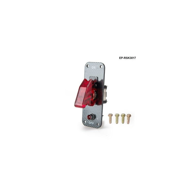 Switch Panel with Aircraft Safety Cover & LED Light