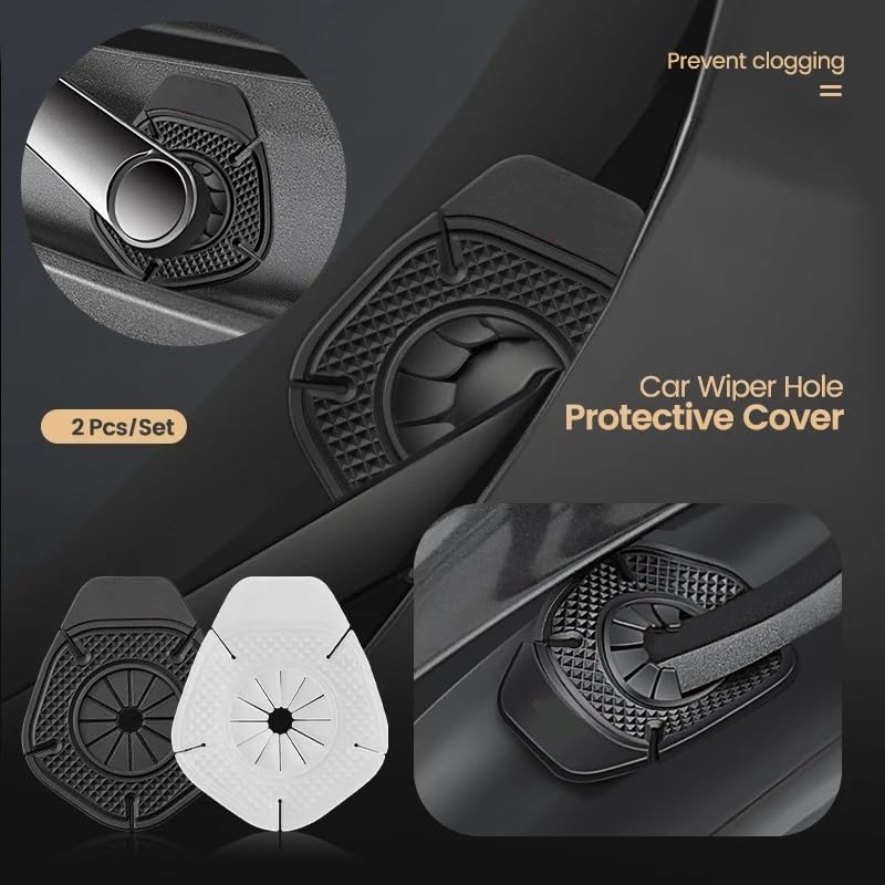 Universal Silicone Windshield Wiper Hole Cover for Cars