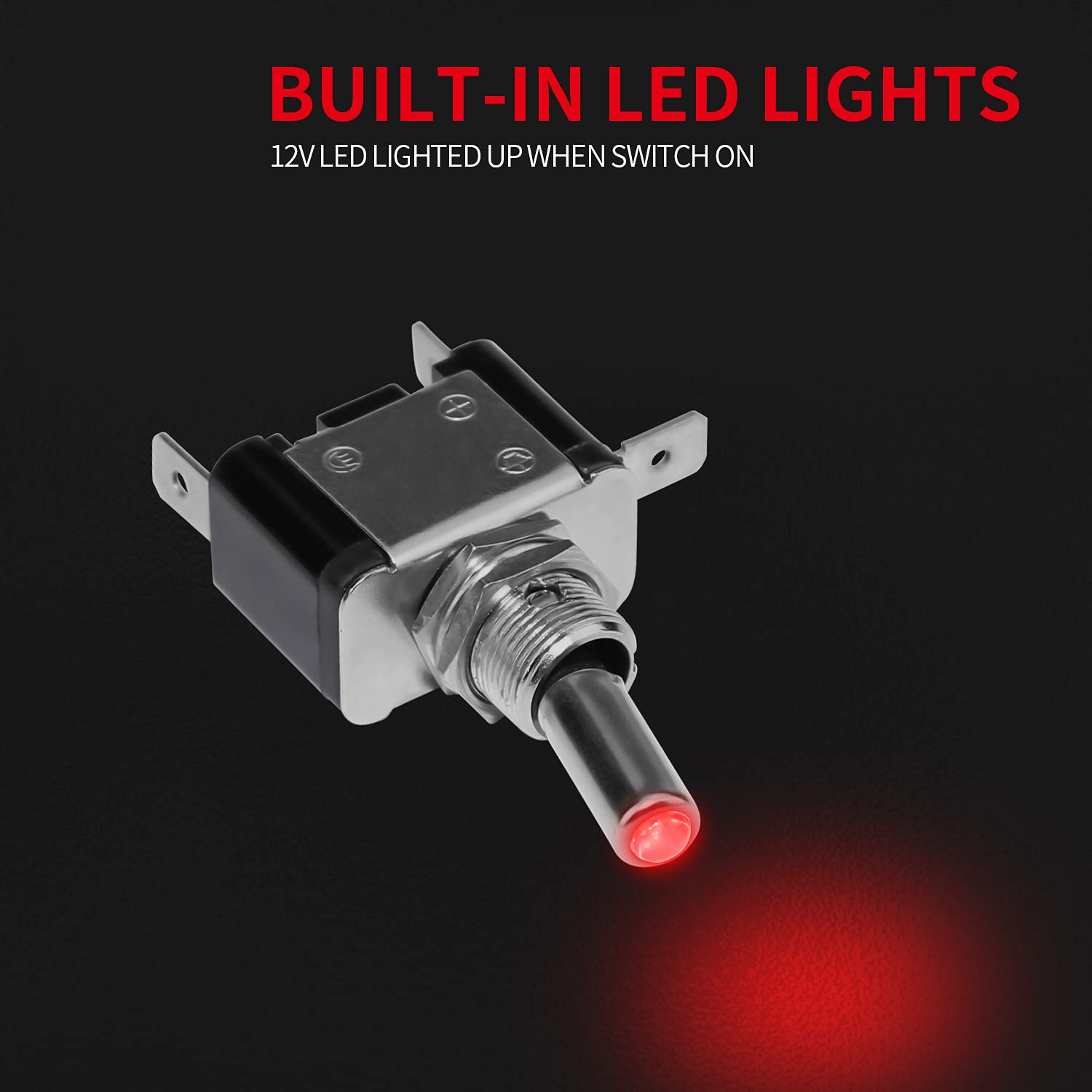 Red – Arming Switch with Aircraft Safety Cover & LED Light