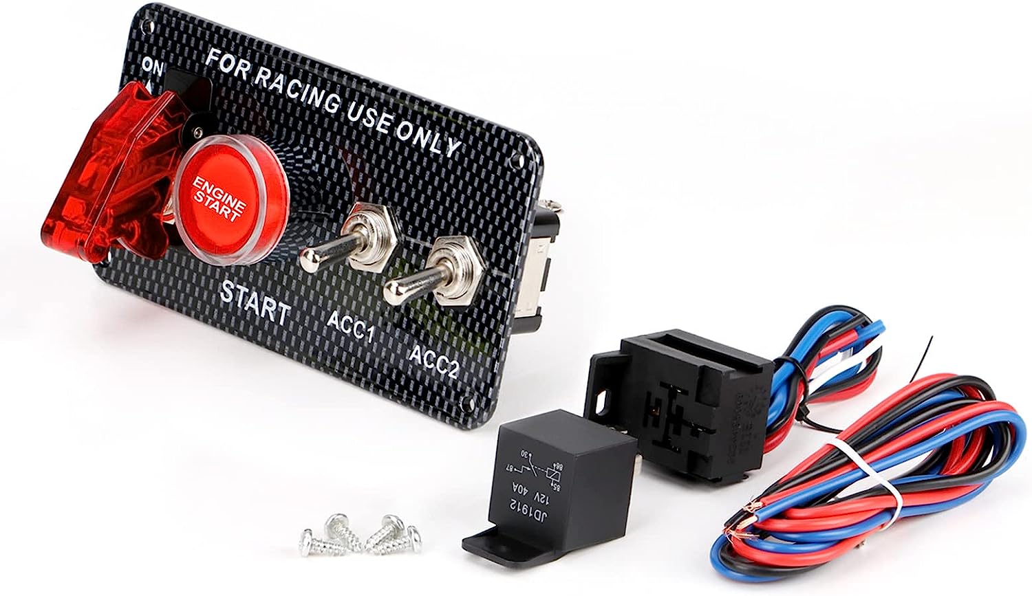 4 in 1 Arming Switch Racing Panel with Engine Start/Stop Button