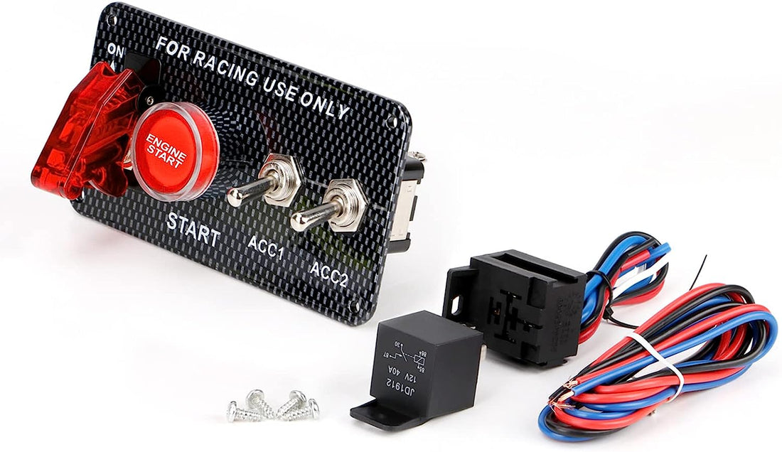 4 in 1 Arming Switch Racing Panel with Engine Start/Stop Button