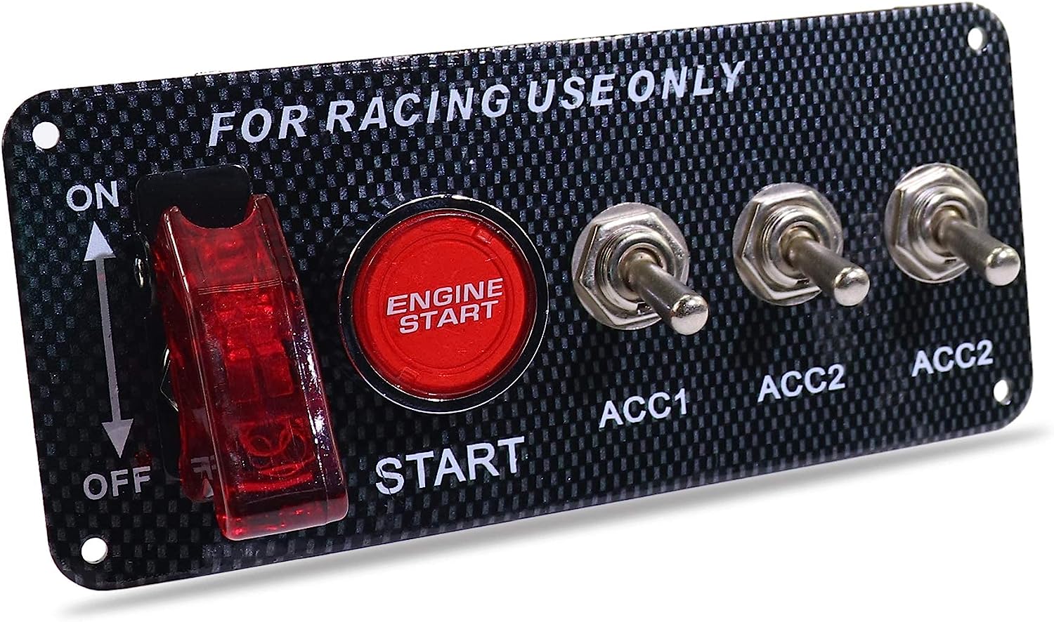 5 in 1 Arming Switch Racing Panel with Engine Start/Stop Button