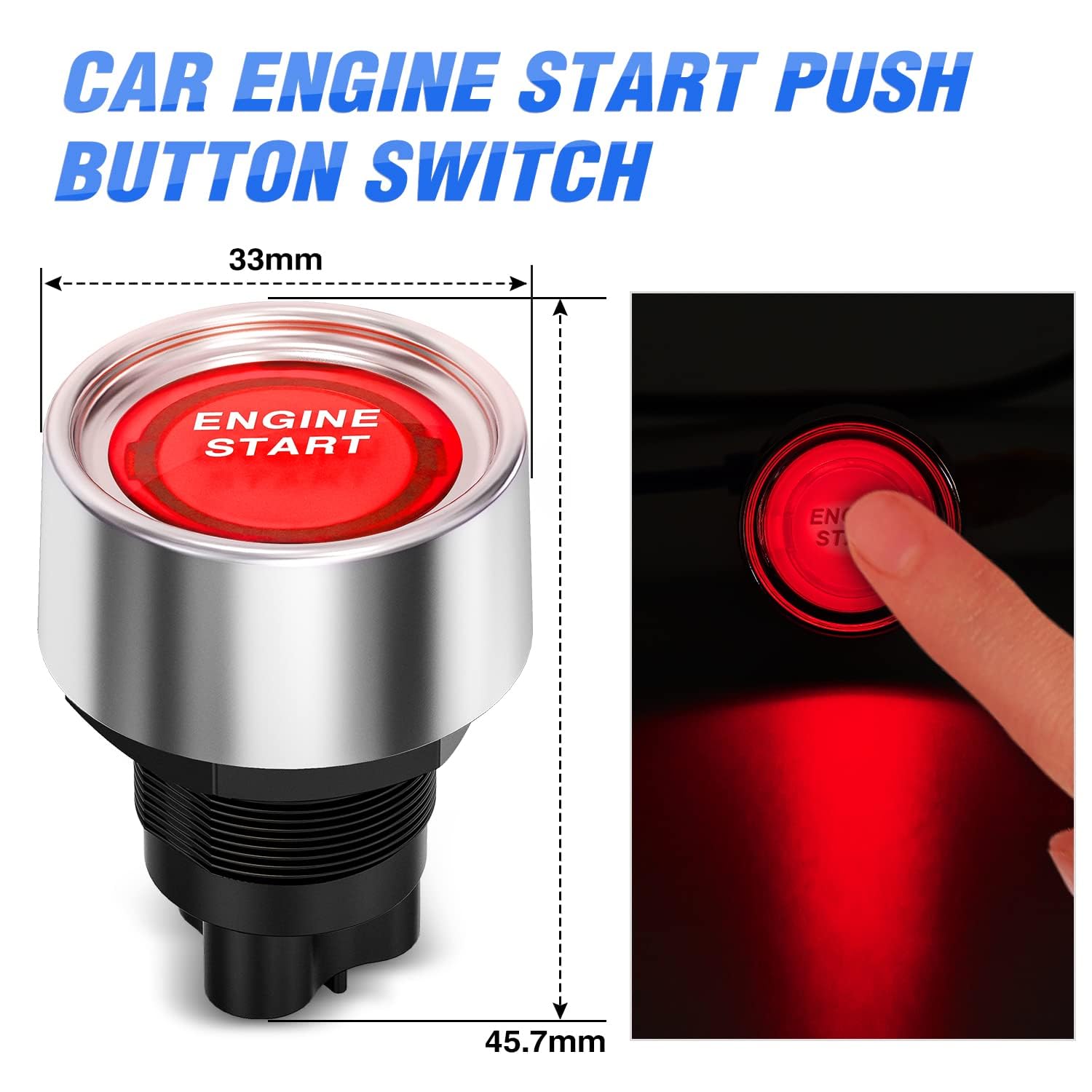 3 in 1 Arming Switch Racing Panel with Engine Start/Stop Button